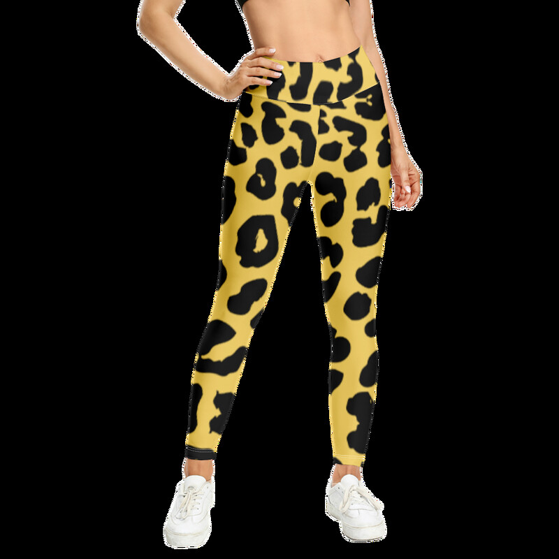 Ljetne ženske ležerne hlače s uzorkom leoparda High Street tajice Harajuku hlače Y2k Tajice za teretanu Modne pantalone