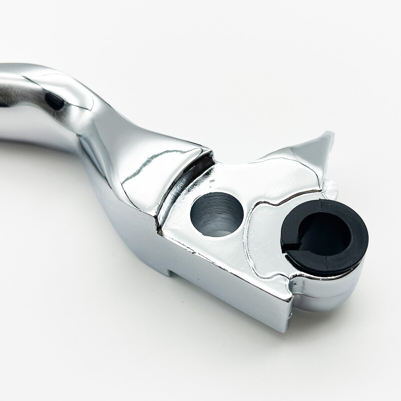 Motorkerékpár fék kuplung kézi karok fekete króm Harley Touring Road Kinghez 1996-2007 Sportster 1996-2003 Softail FatBoy