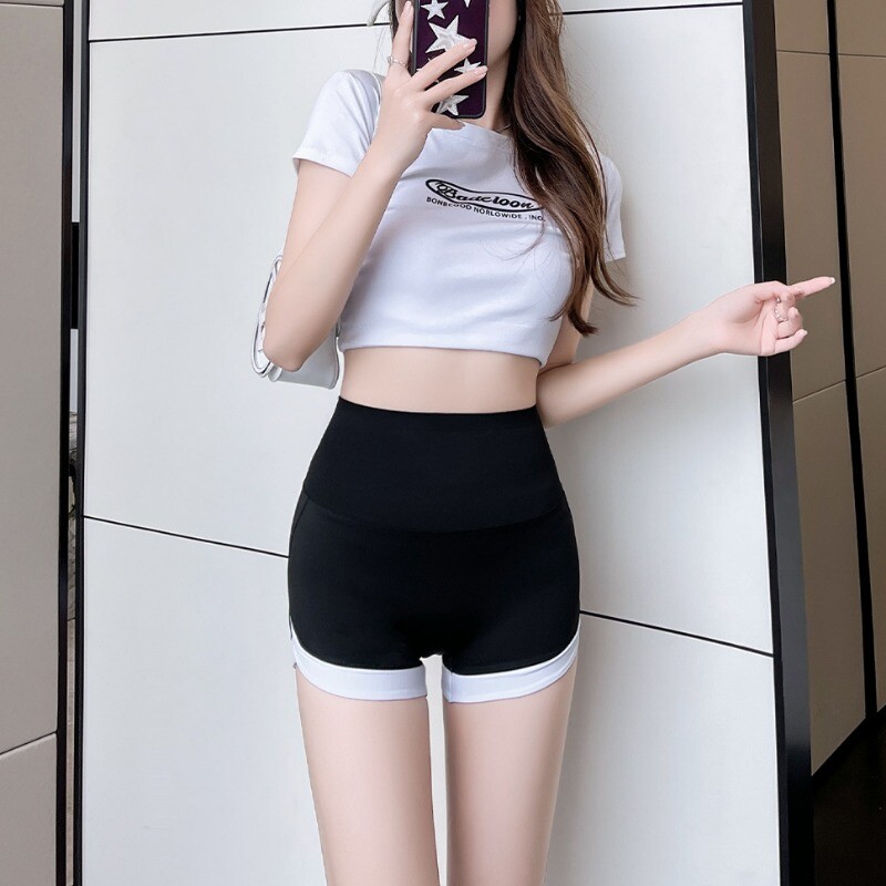 Tajice Ženske Ljetne Djevojke Obložene tanke Prekrivaju bokove Dizajn protiv odsjaja Korejski stil Slobodno vrijeme Jednostavne Sve za mršave Dnevni šik