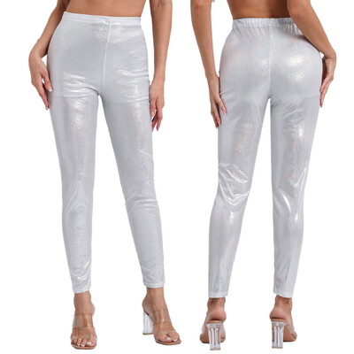 Pantaloni strânși creion Pantaloni pentru petrecere Festival de muzică Raves Jazz Street Pole Dance Leggings Costum de spectacol