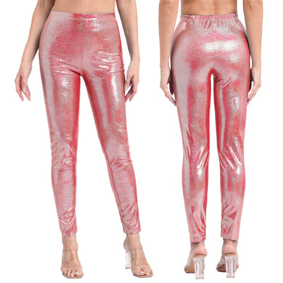 Pantaloni strânși creion Pantaloni pentru petrecere Festival de muzică Raves Jazz Street Pole Dance Leggings Costum de spectacol