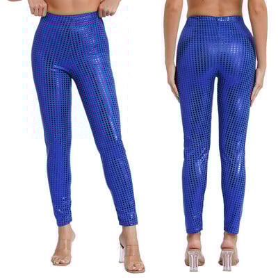 Pantaloni strânși creion Pantaloni pentru petrecere Festival de muzică Raves Jazz Street Pole Dance Leggings Costum de spectacol