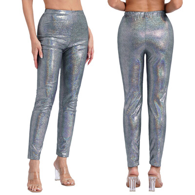 Pantaloni strânși creion Pantaloni pentru petrecere Festival de muzică Raves Jazz Street Pole Dance Leggings Costum de spectacol