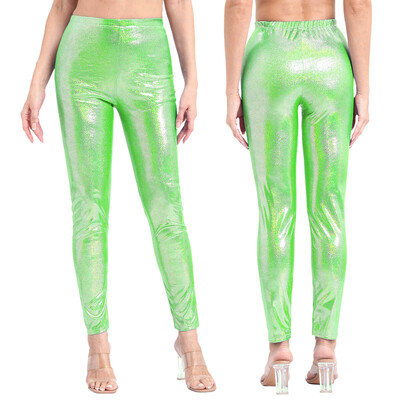 Pantaloni strânși creion Pantaloni pentru petrecere Festival de muzică Raves Jazz Street Pole Dance Leggings Costum de spectacol