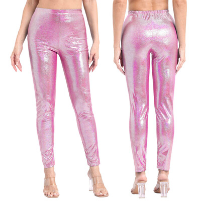 Pantaloni strânși creion Pantaloni pentru petrecere Festival de muzică Raves Jazz Street Pole Dance Leggings Costum de spectacol