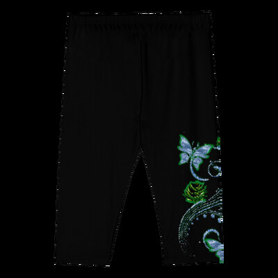 Ljetne tajice s flora printom Ženska ulična odjeća Ženske hlače Seksi hlače za jogu Y2k hlače Push up tajice za fitness Elastične kapri hlače