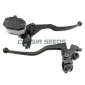 GN125 motocikla universāls melns sajūga sviras bremžu galvenais cilindrs motocikla hidrauliskās bremzes galvenā cilindra rokturis