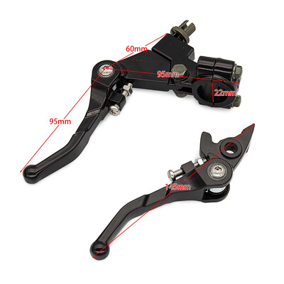 CRF KLX Pit Pro Xmotos BSE KAYO 110 125 140 150 cc Pit Dirt Bikes cele mai multe piese din aliaj de aluminiu Maneta de ambreiaj pliabilă Set de pârghii de frână