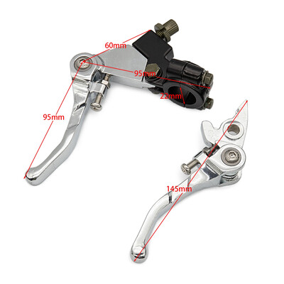 CRF KLX Pit Pro Xmotos BSE KAYO 110 125 140 150 cc Pit Dirt Bikes cele mai multe piese din aliaj de aluminiu Maneta de ambreiaj pliabilă Set de pârghii de frână