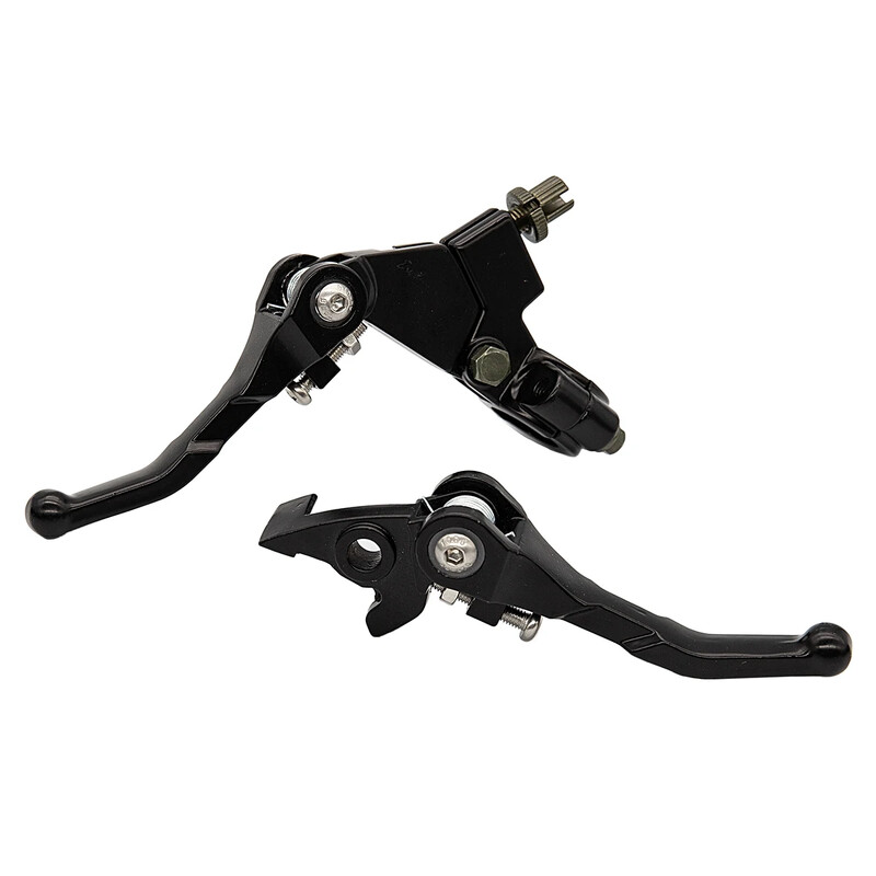 CRF KLX Pit Pro Xmotos BSE KAYO 110 125 140 150 cc Pit Dirt Bikes cele mai multe piese din aliaj de aluminiu Maneta de ambreiaj pliabilă Set de pârghii de frână