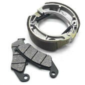 Za HONDA XLR125R 1998-2001 XR125L 2003-2007 CTX200 Bushlander 2004-2007 XR 125R motocikl Prednje stražnje kočione pločice Set papuča