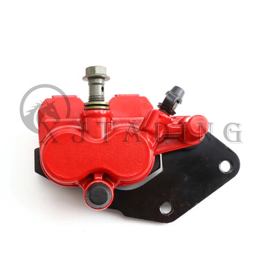 Hidrauliskā disku bremžu apakšējā sūkņa bremžu suports ar bremžu klučiem 50cc 125cc 150cc 250cc GY6 QMB139 Motorolleri Motociklu daļas