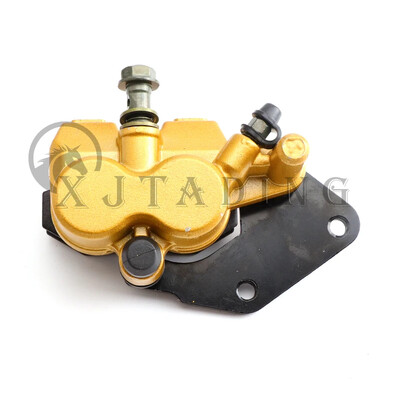 Hidrauliskā disku bremžu apakšējā sūkņa bremžu suports ar bremžu klučiem 50cc 125cc 150cc 250cc GY6 QMB139 Motorolleri Motociklu daļas