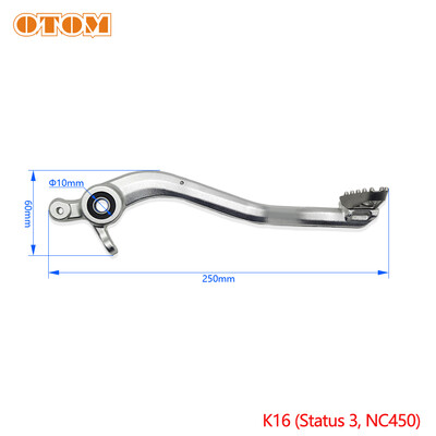 OTOM Ansamblu pedală de frână spate pentru motocicletă pentru KTM SX SXF XC XCF EXC EXCF KEWS K16 K23 HUSQVARNA GASGAS FC TC FE TE ECF MCF