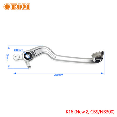 OTOM Ansamblu pedală de frână spate pentru motocicletă pentru KTM SX SXF XC XCF EXC EXCF KEWS K16 K23 HUSQVARNA GASGAS FC TC FE TE ECF MCF