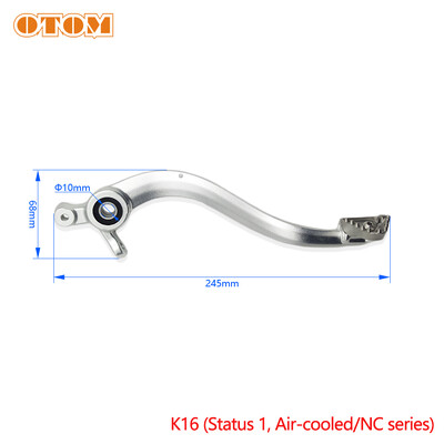 OTOM Ansamblu pedală de frână spate pentru motocicletă pentru KTM SX SXF XC XCF EXC EXCF KEWS K16 K23 HUSQVARNA GASGAS FC TC FE TE ECF MCF