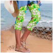 Vasaras bikses Karnevāls Ielu apģērbs Sievietēm Gudrs Y2k Bikses Pludmales Bikses Sieviešu legingi Ikdienas Fitness Pantalon Capri Apģērbi