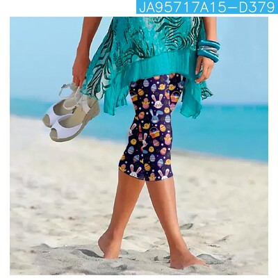 Vasaras bikses Karnevāls Ielu apģērbs Sievietēm Gudrs Y2k Bikses Pludmales Bikses Sieviešu legingi Ikdienas Fitness Pantalon Capri Apģērbi