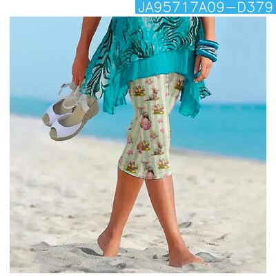 Vasaras bikses Karnevāls Ielu apģērbs Sievietēm Gudrs Y2k Bikses Pludmales Bikses Sieviešu legingi Ikdienas Fitness Pantalon Capri Apģērbi