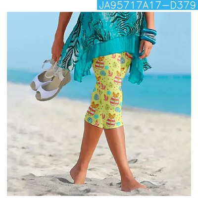 Vasaras bikses Karnevāls Ielu apģērbs Sievietēm Gudrs Y2k Bikses Pludmales Bikses Sieviešu legingi Ikdienas Fitness Pantalon Capri Apģērbi