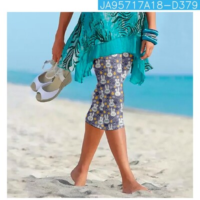 Vasaras bikses Karnevāls Ielu apģērbs Sievietēm Gudrs Y2k Bikses Pludmales Bikses Sieviešu legingi Ikdienas Fitness Pantalon Capri Apģērbi