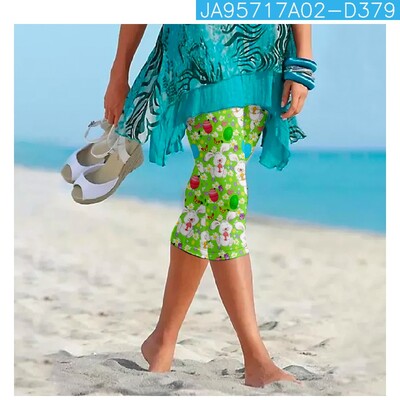 Vasaras bikses Karnevāls Ielu apģērbs Sievietēm Gudrs Y2k Bikses Pludmales Bikses Sieviešu legingi Ikdienas Fitness Pantalon Capri Apģērbi