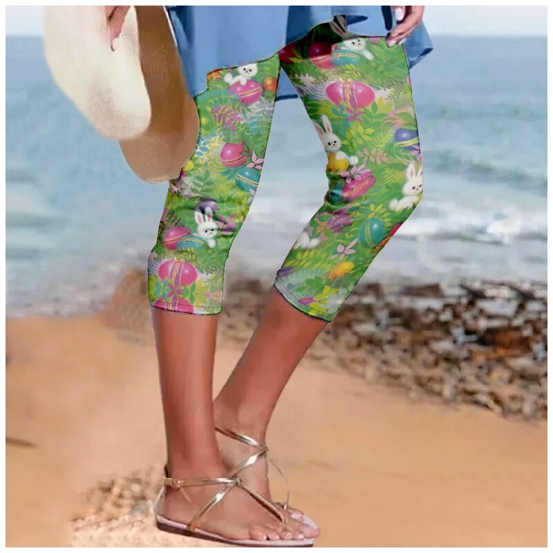 Vasaras bikses Karnevāls Ielu apģērbs Sievietēm Gudrs Y2k Bikses Pludmales Bikses Sieviešu legingi Ikdienas Fitness Pantalon Capri Apģērbi