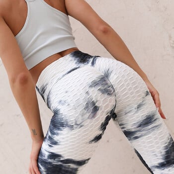 Plus Size Γυναικεία Ρούχα Pantalones Mujer Modernos Γυναικεία μελάνι Yoga Tie-Dye Παντελόνι Slim And Hip Lifting Exercise Dottom Pants