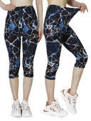 Pantaloni tăiați cu imprimare digitală de vară CUHAKCI, elastici, moale, ocazional, sport, yoga, Capri, haine pentru femei, jambiere, dropshipping