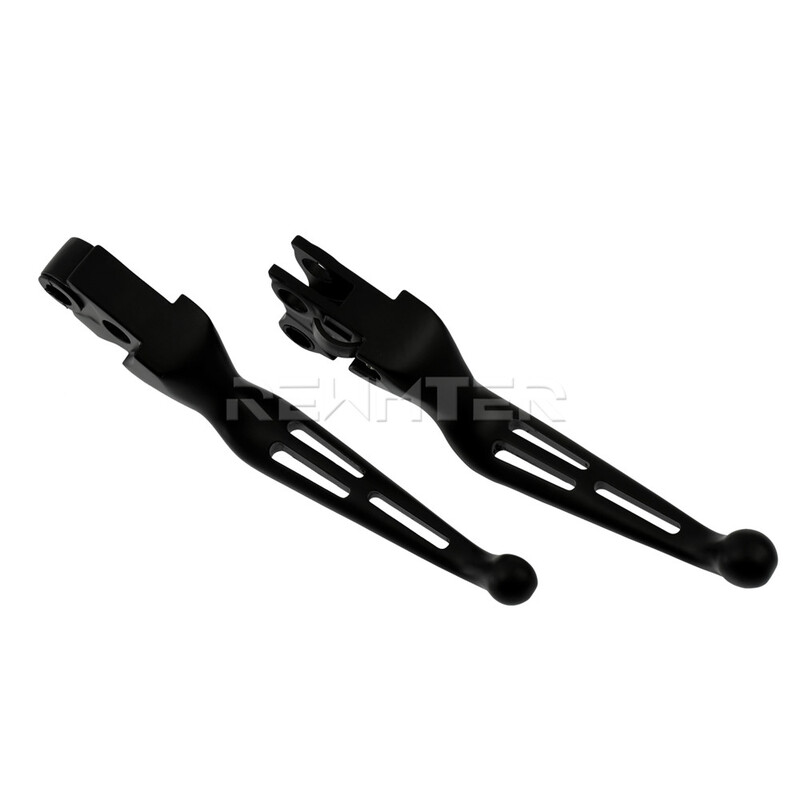 Motociklo juoda stabdžių sankabos svirtis, aliuminio, skirta Harley Softail Breakout Touring Street Road Glide Dyna Sportster XL 883 FXDB