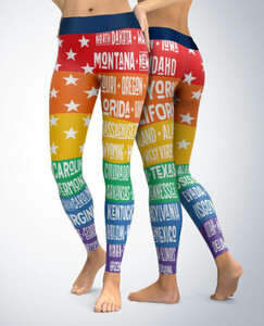 Ženske dugine tajice Tanke uske tajice 3D ispis Sportsko proljeće ljeto Trčanje u teretani Rastezljive hlače Hlače