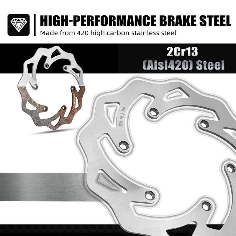 Disc frana spate 220mm pentru KTM TPi EXC 300 EXC-F SX 125 250 SXF 450 1994-2022 Husqvarna TE 300 2014-2022 GasGas EC 300 2021-2022