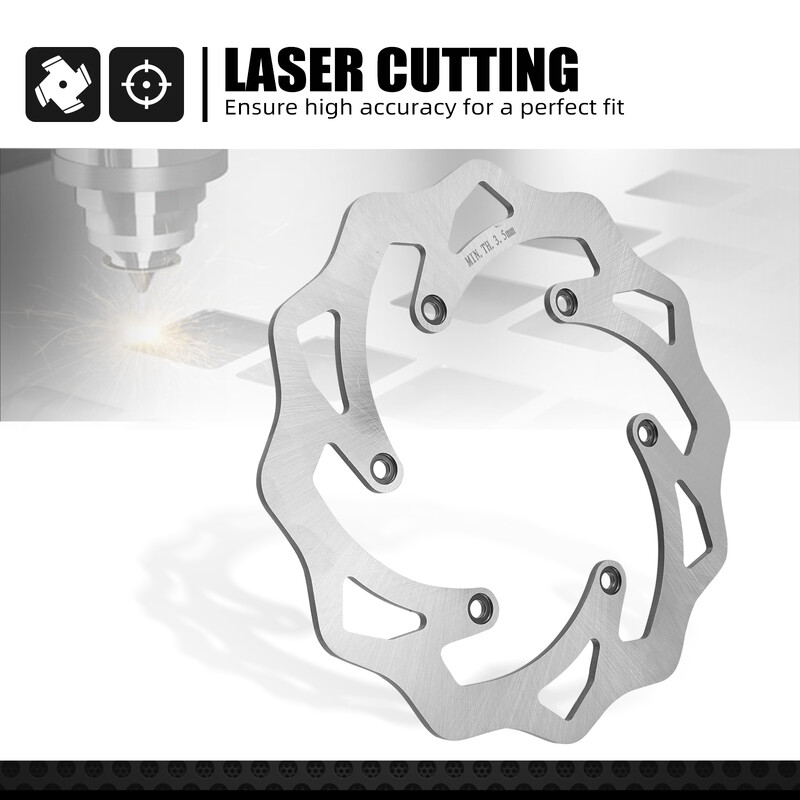 Disc frana spate 220mm pentru KTM TPi EXC 300 EXC-F SX 125 250 SXF 450 1994-2022 Husqvarna TE 300 2014-2022 GasGas EC 300 2021-2022