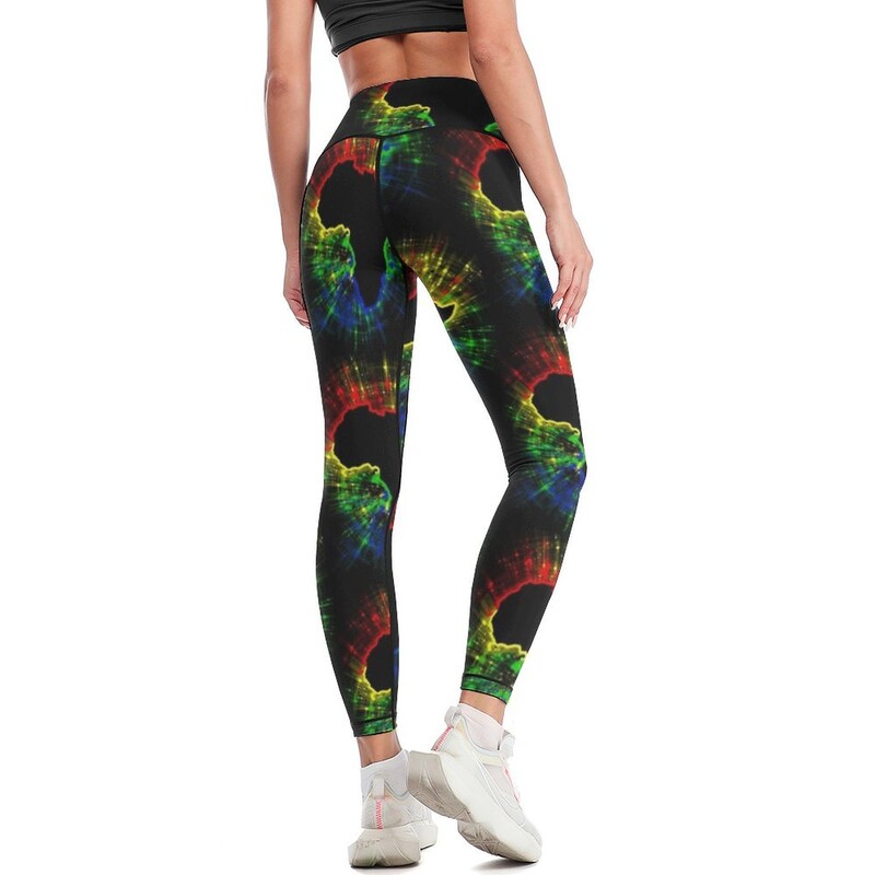 I Love Africa Legingi sporta bikses sporta sporta apģērbi sieviete sporta apģērbi sieviete sporta zāle 2024 Sieviešu zeķubikses Sieviešu legingi