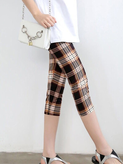 CUHAKCI Fitness Leggins Poliester Capris Hlače za vježbanje Kamuflažne tajice s printom Seksi ženske ženske vojnozelene visoke elastične