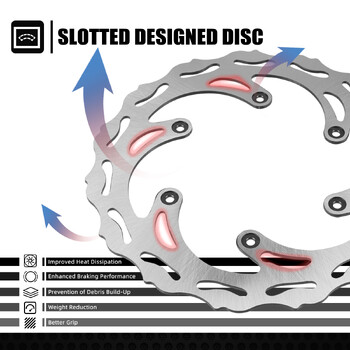 Ρότορας μπροστινού δίσκου φρένων 260mm Για KTM TPi EXC 300 EXC-F 350 SX 125 SX-F 450 XC XCF XCW XCW-F 6D 1994-2022 Husqvarna TE 300 GasGas