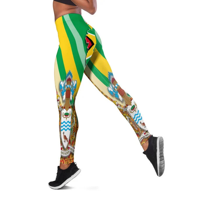 2023 New Guyana Flag Yoga Pants 3DPprint Harajuku sportska odjeća Ženske seksi tajice Yoga Fitness Set