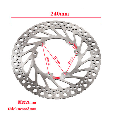 240MM Motocikla priekšējo bremžu diska rotors priekš HONDA CR125 CR250 2002-2008 CRF250 CRF450 2002-2017 BSE KAYO T6 K6R