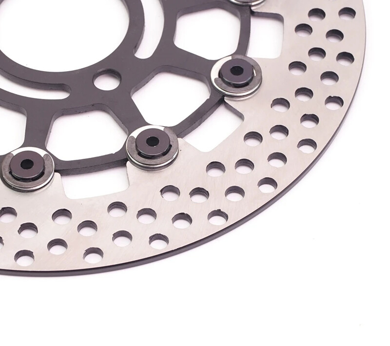 Universāls motocikls CNC alumīnija 3 caurumu 260 * 70 mm peldošs diska bremžu disks Yamaha BWS WISP motociklam