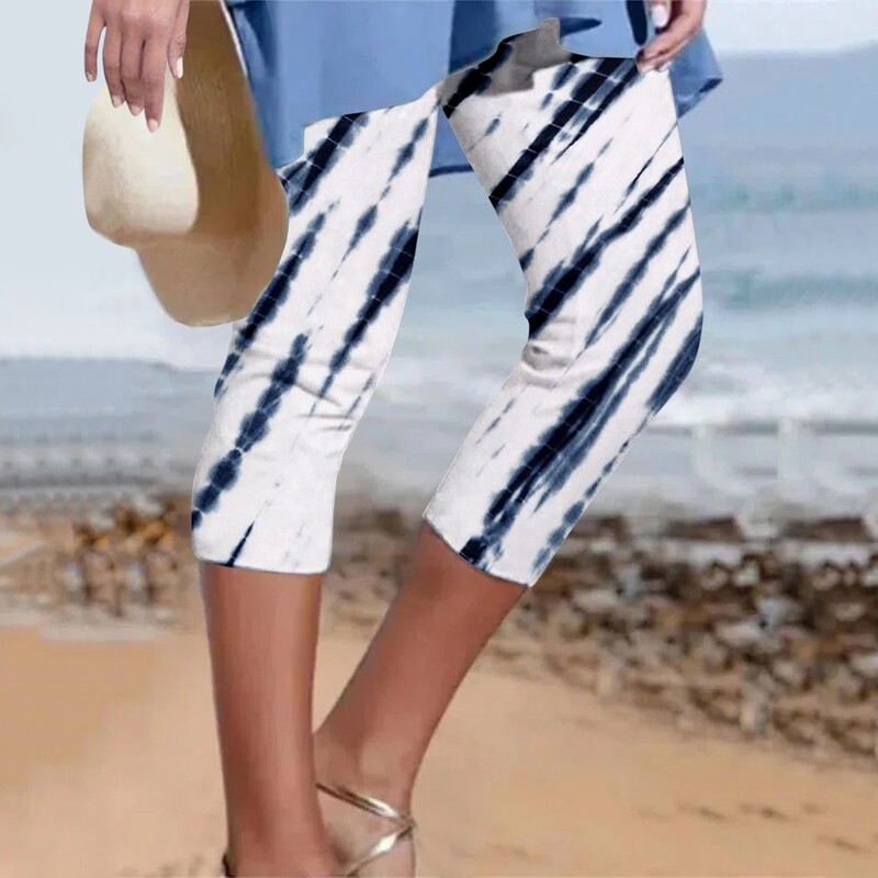 3/4 legingi sievietēm ar augstu jostasvietu Legingi sievietēm ikdienišķas sporta zeķubikses Jogas treniņam Apgriezti legingi ar augstu jostasvietu