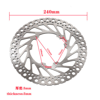 Motorkerékpár 240 mm-es első hátsó féktárcsa Honda CR125R 250R 02-08 CRF250R 250X 04-17 CRF450R /RX 450X tárcsarotorokhoz illeszkedik