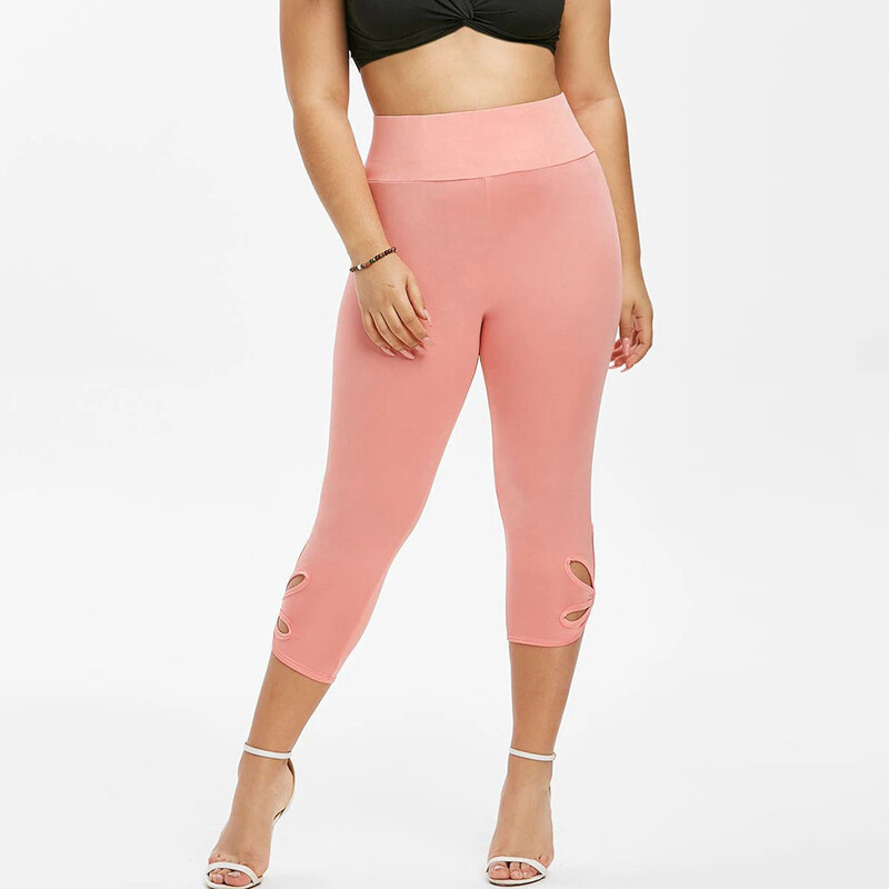 Seksīgas sieviešu legingi modes dobi vasaras elastīga jostasvieta bezšuvju legingi balti kapri gadījuma legingi īsās bikses leggins mujer