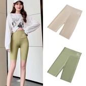 Ljetne kratke hlače za jogu s visokim strukom Hlače za teretanu Hlače s podizanjem kukova, džepovi, prozračne, trčanje, biciklizam, sportske kratke hlače, prilagođene koži