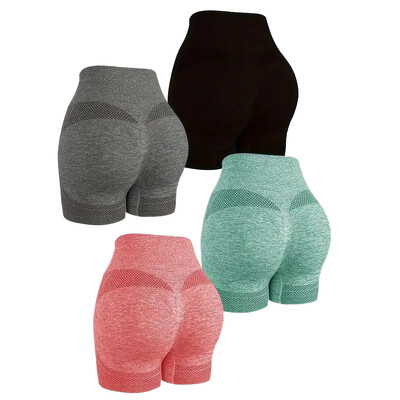 Pantaloni scurți de yoga pentru femei, cu talie înaltă, cu ridicare la fund, fitness, alergare, sexy, fese de piersică, antrenament, fitness, pantaloni scurti pentru femei, îmbrăcăminte sportivă