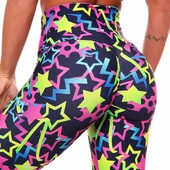 Tajice s 3D printom Ženske elastične tajice visokog struka Bešavne tanke pletene hlače za fitness za jogu Vježbanje Modne hlače za teretanu