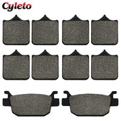 Cyleto Motocikla priekšējie un aizmugurējie bremžu kluči priekš Benelli TRK502 TRK502X TRK 502 Leoncino 500 BJ500 BJ500GS-A BJ 500