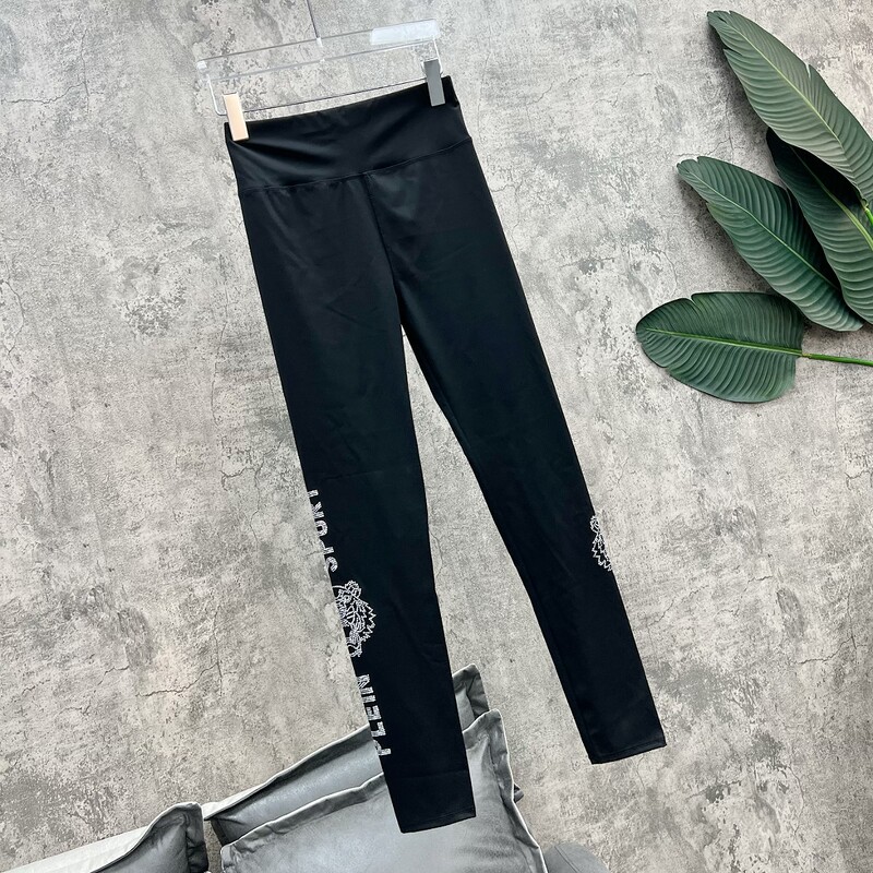 Burts Rhinestone Black Legingi Sieviešu ārējais apģērbs Pavasaris Vasara Elastīga Smagās Rūpniecības Eiropas preces Dimanta apgrieztas bikses