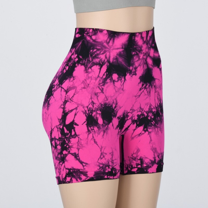 Sieviešu kaklasaites krāsas sporta šorti Bezšuvju plāni legingi sporta zālē Treniņš Skriešana Bezšuvju seksīgi gurnus paceļami, izstiepjami jogas šorti