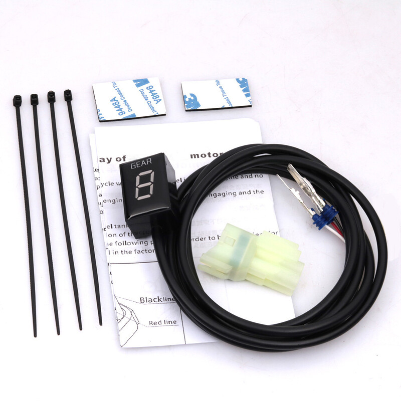 Motocikla pārnesumu indikators Kawasaki ER-6F ER-6N Z1000SX Ninja 300 400 Z1000 Z800 Z750 Versys 650 KLE650 VULCAN S 650 VN900