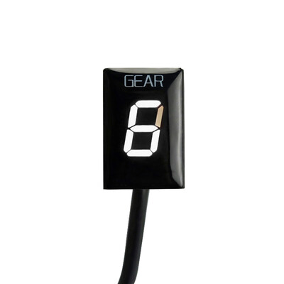 Pārnesumu displeja indikators Kawasaki Z1000 Z750 Z 750 2007 2008 2009 Motociklu piederumi Plug Direct Mount 1-6 ātrumu indikators